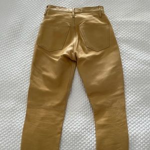 Vintage genuine leather pants